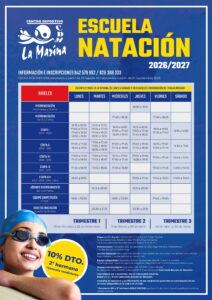 Lee más sobre el artículo Escuela de Natación 2026/27